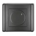 FLEXI Elektroniczny regulator oświetlenia przyciskowo-obrotowy grafitowy