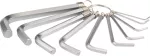 KLUCZE HEX 10CZ. 1,5-10MM CrV