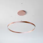 ALFREDO 1500/U wisząca DIRECT LED PHILIPS LV 94,5W/16050lm/4000K/TD/CAS, 230V, kolor miedzi (gładki mat)