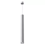 PIXO 610 wisząca max 1x50W, GU10, 230V, kolor srebra, srebrny aluminiowy (mat struktura) RAL 9006 T068E61Wh963101