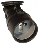 Gniazdo gumowe przenośne 2P+Z 16A 250V IP44 czarne