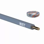 H07V-U 1x2,5 SZARY Kabel elektroenergetyczny, instalacyjny, jednożyłowy, z żyłą jednodrutową z izolacją PVC