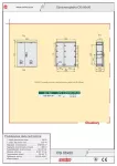 Obudowa poliestrowa - IP44/IP54, IK10, OSI 66x80 daszek płaski