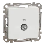 Gniazdo TV końcowe (4dB), Sedna Design & Elements, białe