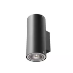 PIXO A1Kd AR111 kinkiet max. 2x10W, G53, 12V/DC, czarny głęboki (mat struktura) RAL 9005