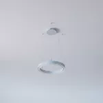 ALFREDO 620/U wisząca DIRECT LED PHILIPS LV 39W/6000lm/3000K/TD/CAS, 230V, srebrny aluminiowy (mat struktura) RAL 9006