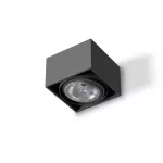 TUZ J1Kh AR111 kinkiet max. 1x60W, G53, 12V/AC, czarny głęboki (mat struktura) RAL 9005