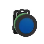 Wskaźnik świetlny, Harmony XB5, płaski, plastik, niebieski, Ø30, gładka soczewka z LED, 230...240 V AC