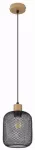 3131 Lampa wisząca Grendel E27 1x60W beech+blk D15