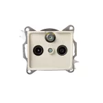 DOMO 01-1340-003 kr Gniazdo RTV-SAT przelotowe