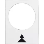 Harmony XAC Etykieta 30x40mm biała