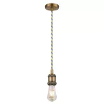 Lampa sufitowa VOLTA01 E27 60W antyczne złoto