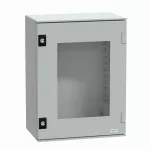 Obudowa poliestrowa wisząca PLM z drzwiami transparentnymi IP66 430x330x200 mm, PanelSet
