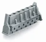 Gniazdo THT Pin lutowniczy 0,6 x 1,0 mm konstrukcja prosta, szare 232-740/039-000