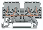 4-przewodowa złączka przelotowa 2,5 mm², czarna 870-835