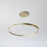 ALFREDO 1500/U wisząca DIRECT LED PHILIPS LV 94,5W/15000lm/3000K/TD/CAS, 230V, kolor złota (gładki mat)