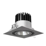 INTE LED SLM Food Premium Red, L15, wpust stropowy 50W/3000lm/42D/930, srebrny aluminiowy (mat struktura) RAL 9006