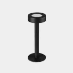 Portable IP65 Orbit Rechargeable Big Hole Cover LED 1.5W LED warm-white 3000K TOUCH DIMMING Black 118lm 10-E021-60-CL