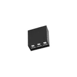 Ceiling fixture Bento Surface 3 LEDS 8W LED warm-white 2700K CRI 92 ON-OFF Black IP23 605lm 15-7098-60-OS