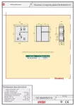 Obudowa poliestrowa - IP44/IP54, IK10, OS 66x80/8/3+5 daszek płaski