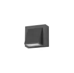 Wall fixture IP54 Loyd Single Emission LED 3.4W LED warm-white 3000K ON-OFF Black 180.00 PX-0395-NEG