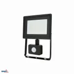 NAŚWIETLACZ LED SMD KASTEL 30W 6500K 2550LM IP65 CZARNY CZ. PIR