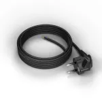 PP-50/10M/3X1/OMY ŻO Przewód przyłączeniowy z wtyczką kątowa UniSCHUKO; 3x1; OMY żo; 10m; czarny