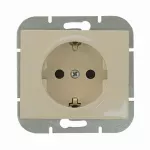 PT-17O Gniazdo wtyczkowe pojedyncze-ONYX- p/t 2p+Z 16A,250V SCHUKO; beżowy
