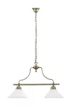 2707 Lampa wisząca Marian E27/2x60W mosiądz ant. 230V, 50Hz