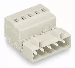 Wtyk 1-przewodowy CAGE CLAMP®, pełna ochrona przed błędnym wetknięciem, jasnoszary 721-607/000-044