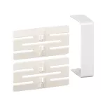 Optiline 45 - łącznik z osłoną połączenia - 95 x 55 mm - PC/ABS - biel polarna