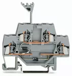 Złączka do zabudowy elementów 2-piętrowe, szara 280-941/281-491