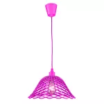 Lampa sufitowa Moderna K3 E27 60W różowa