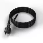PP-40H/3M/2X2,5/H07RN Przewód przyłączeniowy z wtyczką prostą IP44; 2x2,5; H07RN-F; 3m; czarny