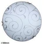 3852 Plafoniera Harmony lux E27/60W D30 chrom/biały 230V, 50Hz