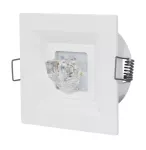 Oprawa LOVATO P LED 1W 130lm (opt. asym.) 1h jednozadaniowa biała