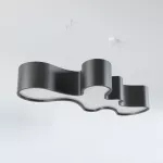 ATEGO 1800 wisząca LED PHILIPS LV, 72W/9867lm/3000K/TD/CAS, 230V, czarny mat RAL 9005