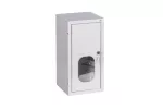 ROZDZIELNIA NRL 1F 6 Z ZAMKIEM I SZYBĄ (4-260) RAL 9003