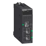 Modicon M580, moduł komunikacyjny Ethernet, 3 porty komunikacyjne Ethernet, osłona ochronna