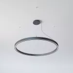 ALFREDO 1400/U wisząca DIRECT LED PHILIPS LV 88W/14000lm/3000K, 230V, czarny głęboki (mat struktura) RAL 9005