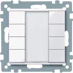 KNX przycisk natynkowy 4-kr. plus biały active System M
