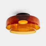 Ceiling fixture Levels Ceiling 2 Bodies Ø420mm + Ø320mm LED 28W SW 2700-3000-4000K PHASE CUT Black 2035lm 15-A135-05-15