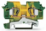 2-przewodowa złączka PE 6 mm², żółto-zielona 282-607/999-950