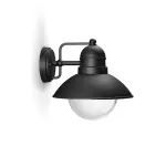 Hoverfly wall lantern black 1x60W 230V myGarden Kinkiet