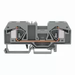 2-przewodowa złączka przelotowa 16 mm², jasnoszara 283-992