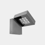 Wall fixture IP66 Modis Optics Single LED 20W LED warm-white 2700K ON-OFF Grey 1809lm AS11-18V9F1OU34