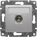 VENA Gniazdo TV pojedyncze, bez ramki ALUMINIUM