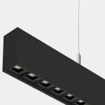 Lineal lighting system Infinite Pro 854mm Suspended Opticell 11.2W LED neutral-white 4000K CRI 92 DALI-2/PUSH Black IP20 1718lm AK12-12X9CLDS60