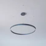 ALFREDO 1300/U wisząca DIRECT LED PHILIPS LV 82W/13000lm/3000K/TD/CAS, 230V, szary grafitowy (mat struktura) RAL 7024