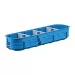 Puszka do pustych ścian P4x60K MULTIBOX K niebieski
